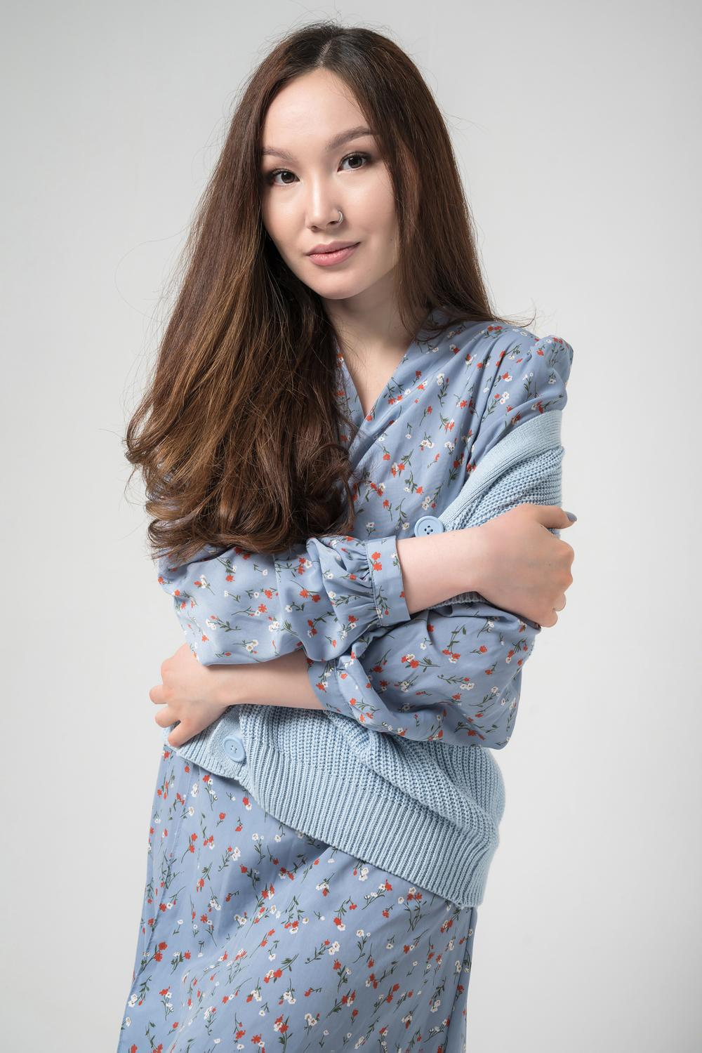 Акнур. Студийная съемка. Фотограф-дизайнер Лейла Кабди