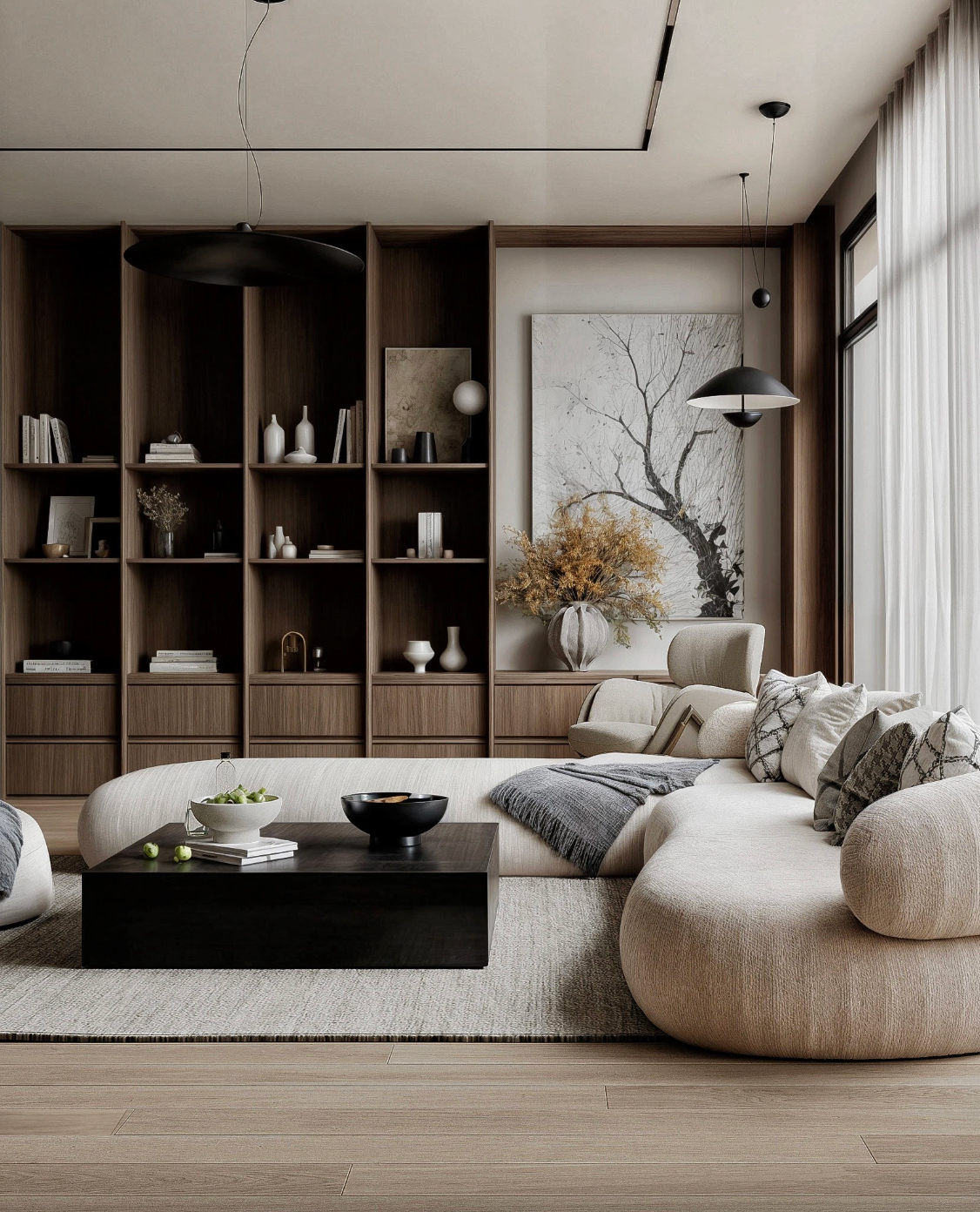 SYDNEY CITY / 91 м². Inside Form — студия, где проект начинается не с стен, а с человека. Индивидуальный подход, живой стиль