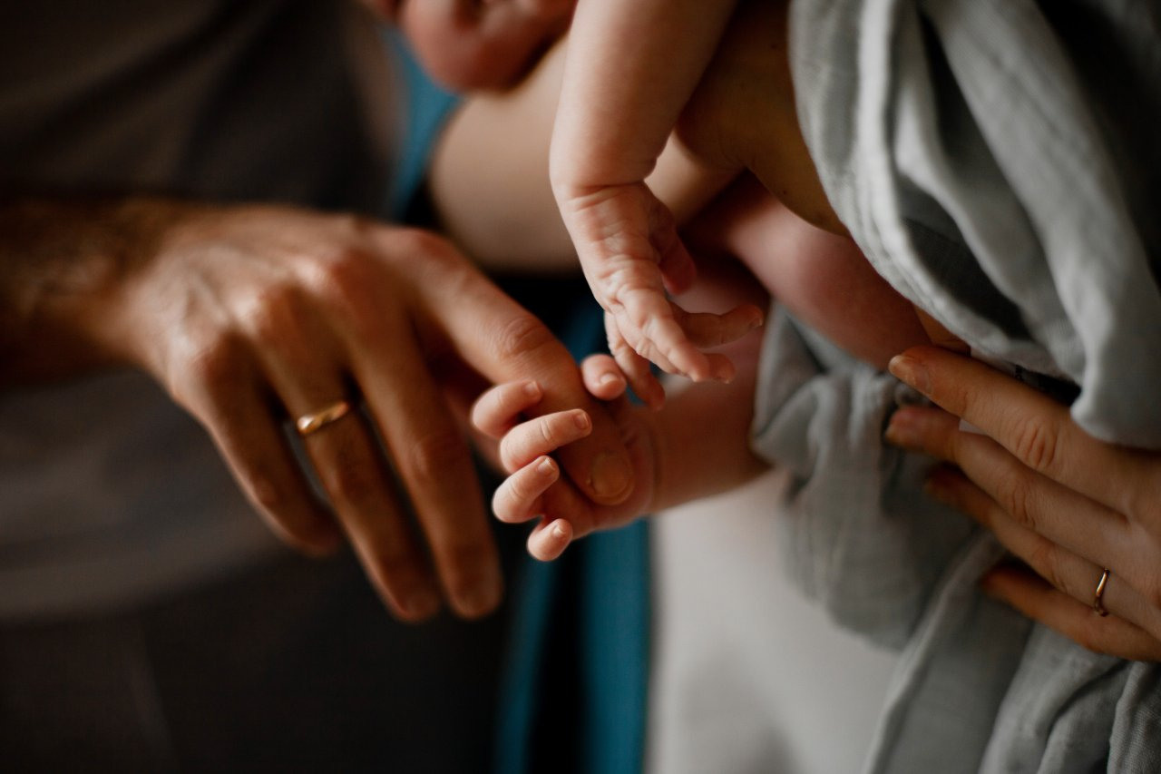 Домашняя фотосессия с новорождённым. Фотограф Наталья Яковлева, Санкт-Петербург. Семьи, ньюборн, крещения