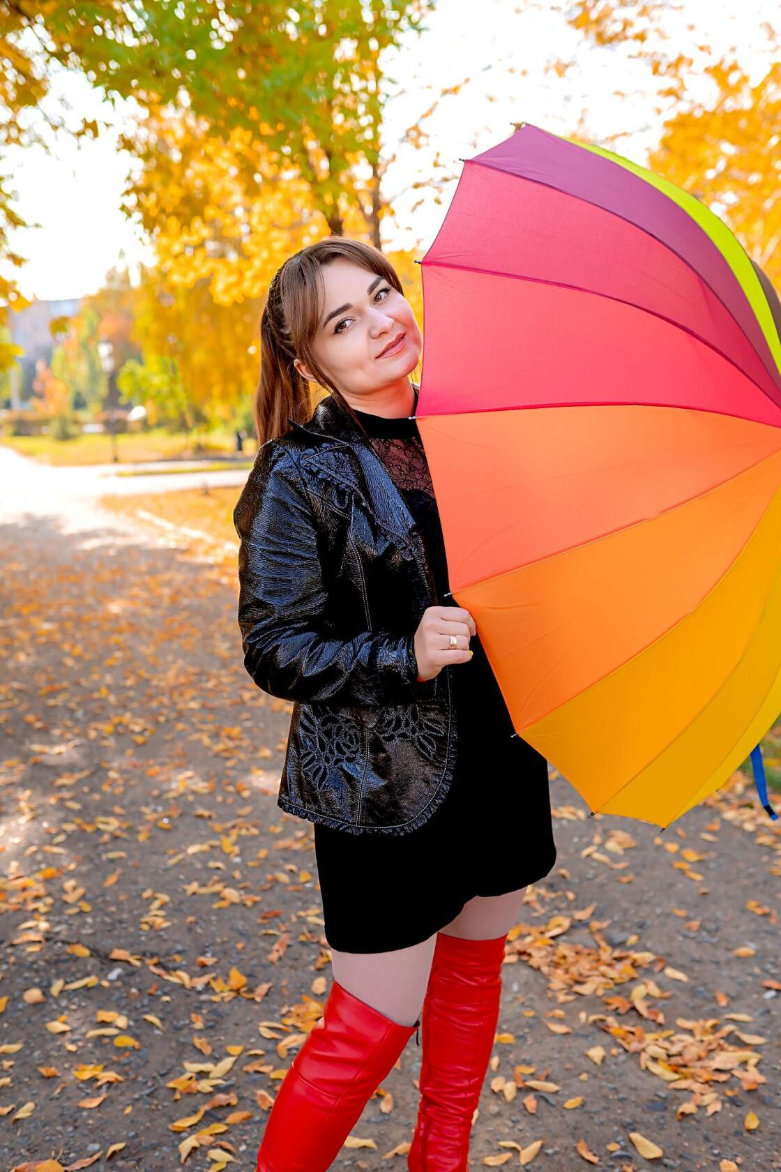 Фотосессия с зонтиком. Профессиональный фотограф в г. Бузулук