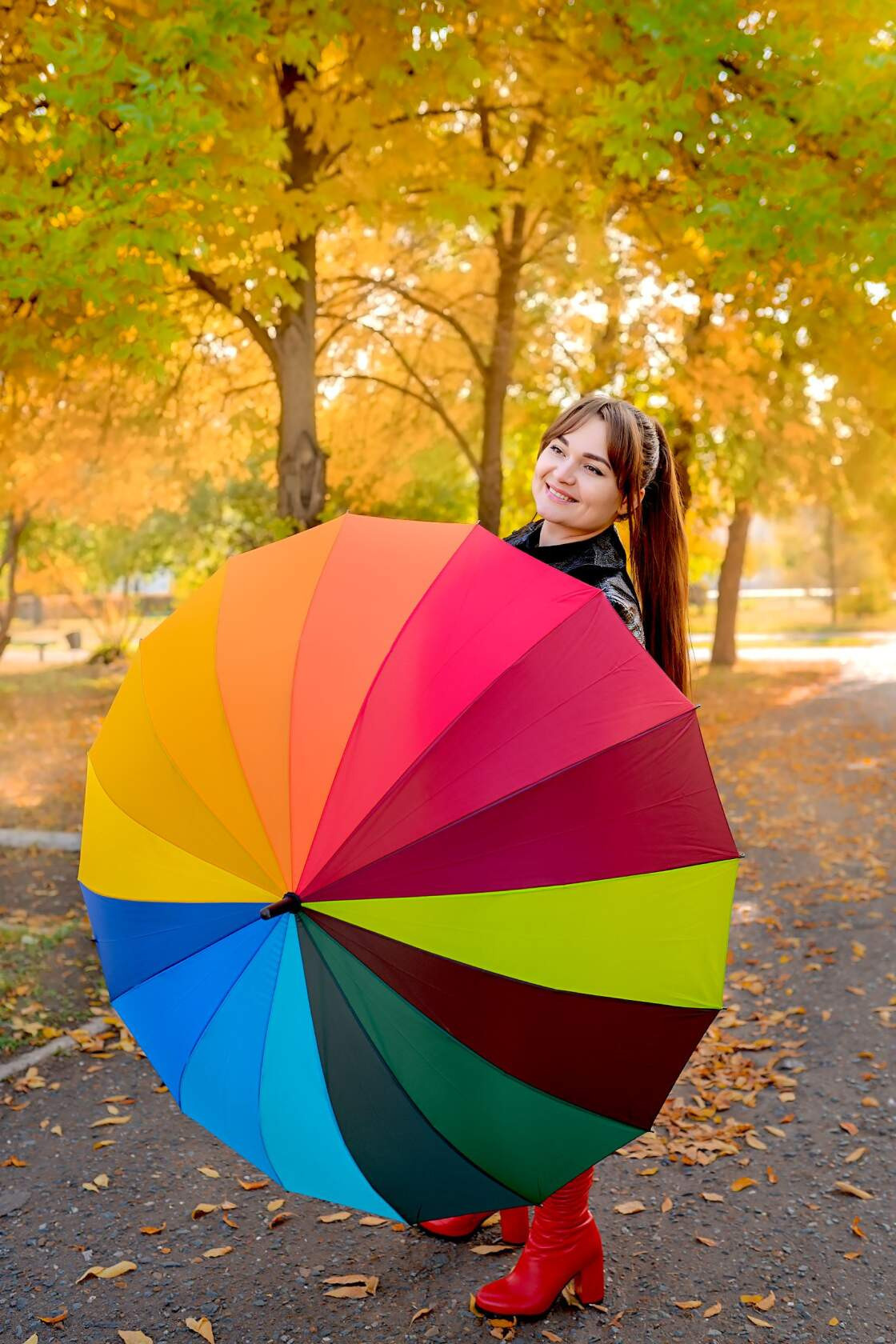 Фотосессия с зонтиком. Профессиональный фотограф в г. Бузулук