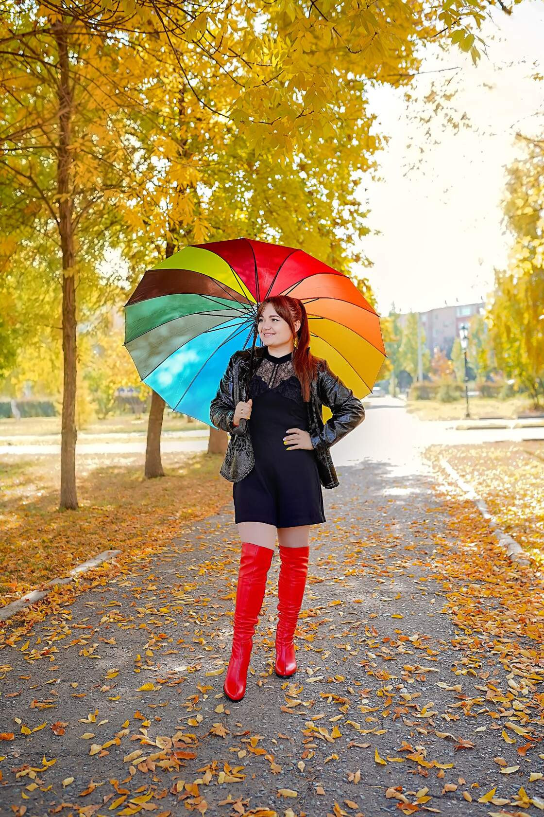 Фотосессия с зонтиком. Профессиональный фотограф в г. Бузулук