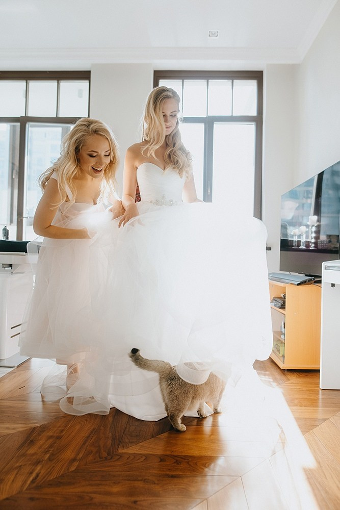 Утро невесты в Санкт-Петербурге в квартире