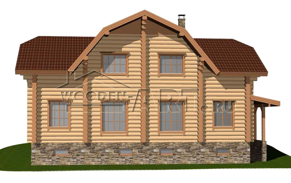 «Алиса» 259 кв. м. Проекты деревянных домов