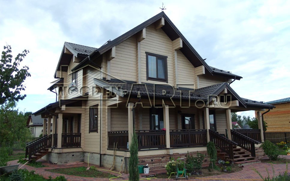 «Рыбушкино» 249 кв. м. Проекты деревянных домов