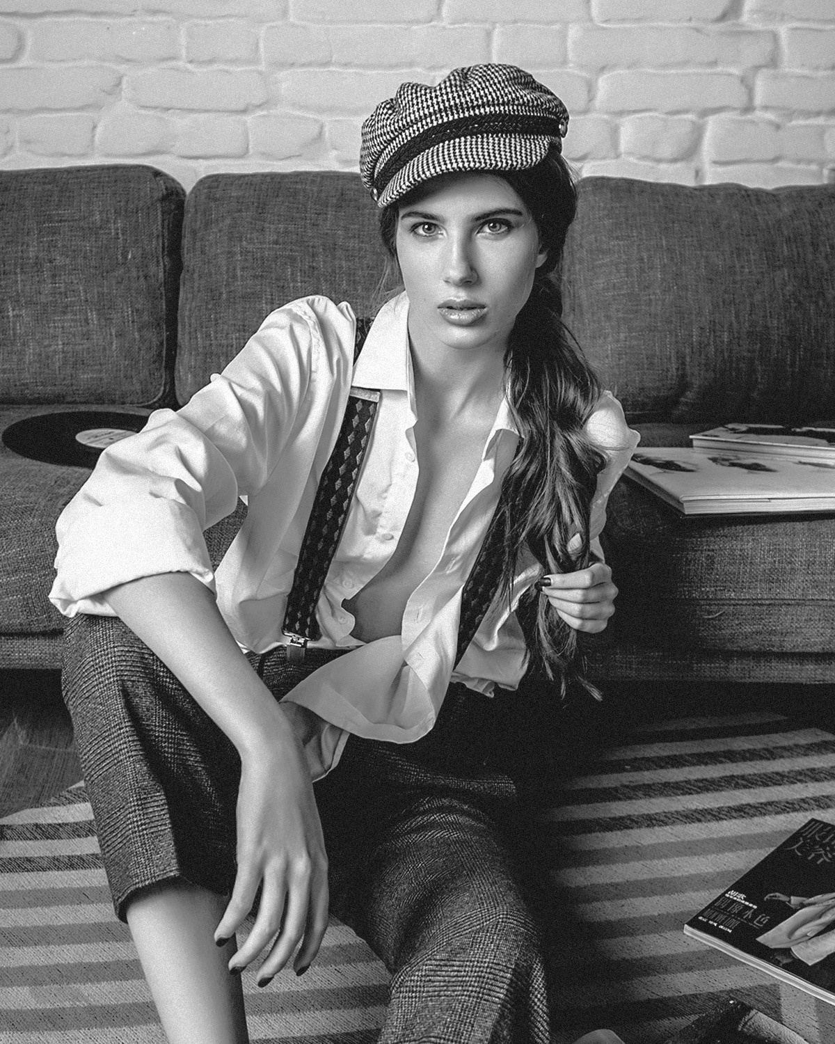 Фотосессия в нижнем белье на циклораме. Контент фотограф в Москве и области Елена Кулакова