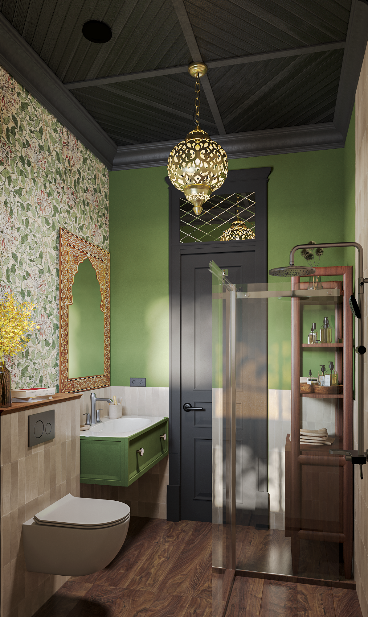 Охотничий домик в стиле русской усадьбы