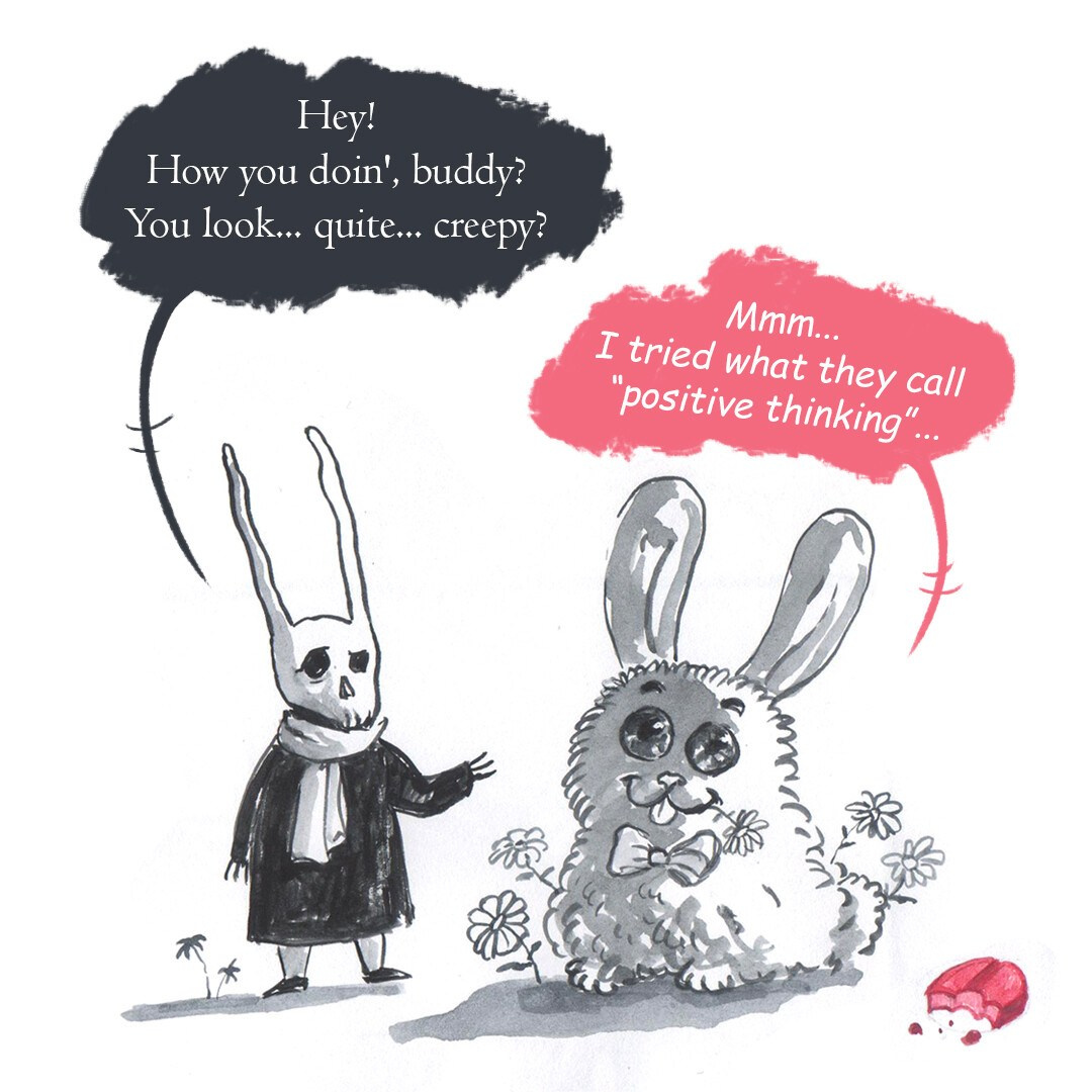 Positive Thinking (мини-комикс). Мира (жы!) и Наваждения