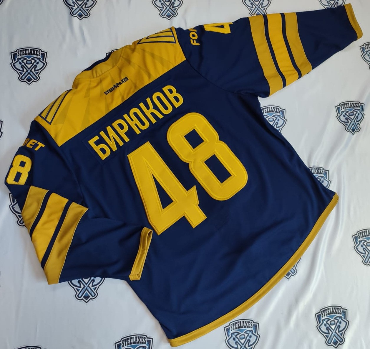 Партнеры, заказчики, клубы КХЛ, хоккей, форма, Салават Юлаев, Автомобилист, Металлург, Трактор, Ак Барс, Нефтехимик, ВХЛ, КХЛ, STEEL AXES, Магнитогорск, экипировка, спорт, твори добро, ДЦП, благотворительность Кубок Гагарина, Мазякин