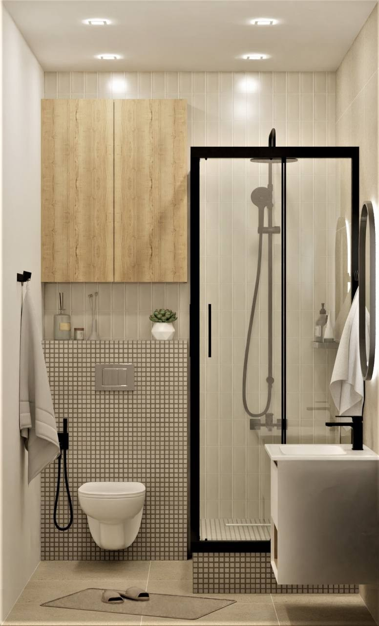 С монтажом инсталляции, гигиеническим душем и монтажом поддона.  