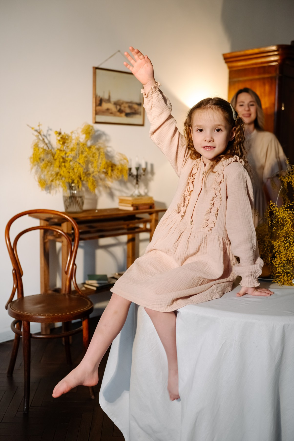 Семейная. Анастасия с дочками. Свадебный и сеейный фотограф в Санкт-Петербурге Елена Худякова