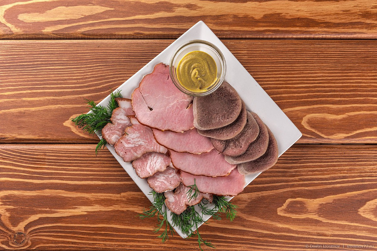 Съёмка блюд для меню