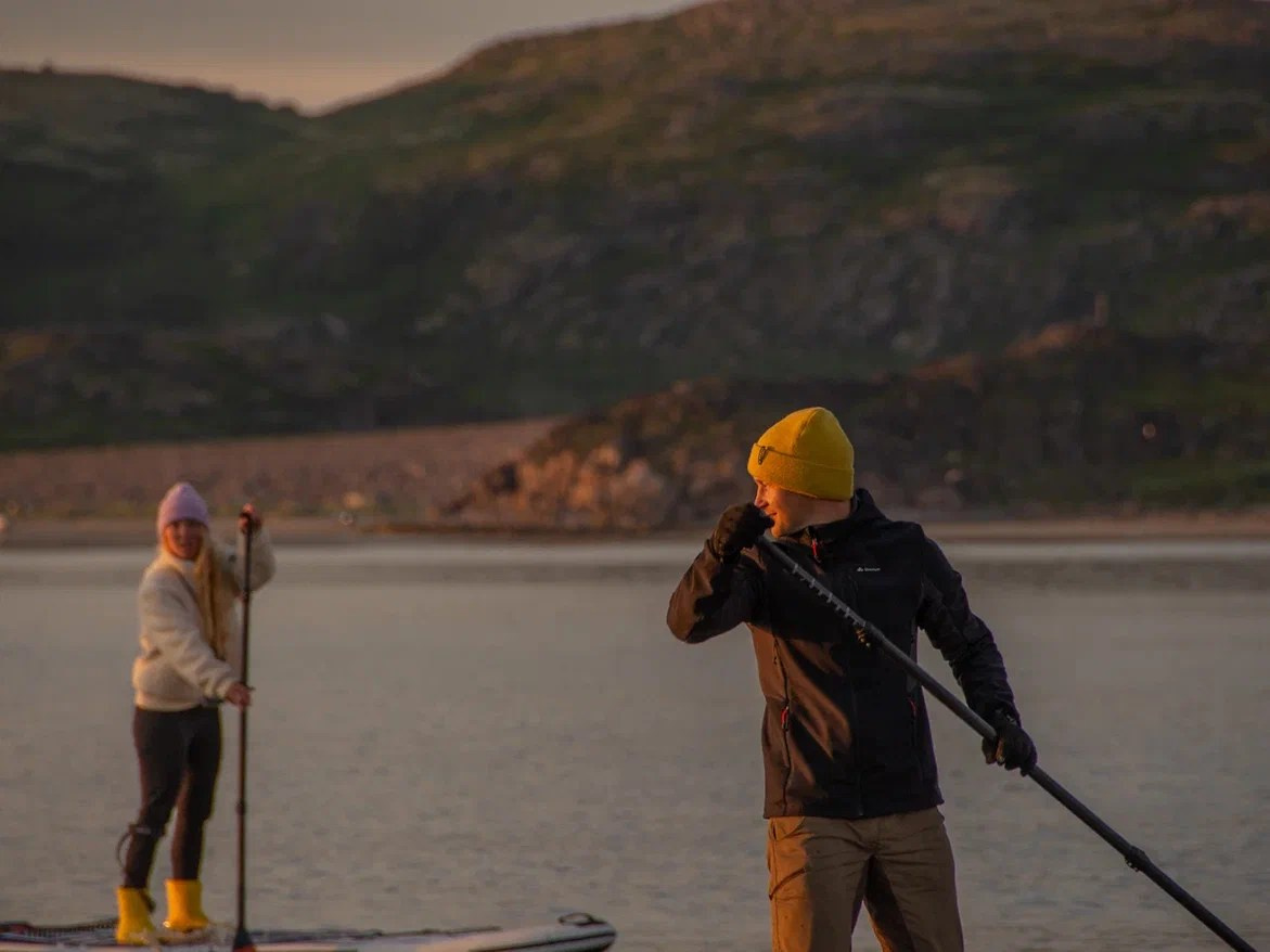 SUP на закате. Abakumova Viktoria