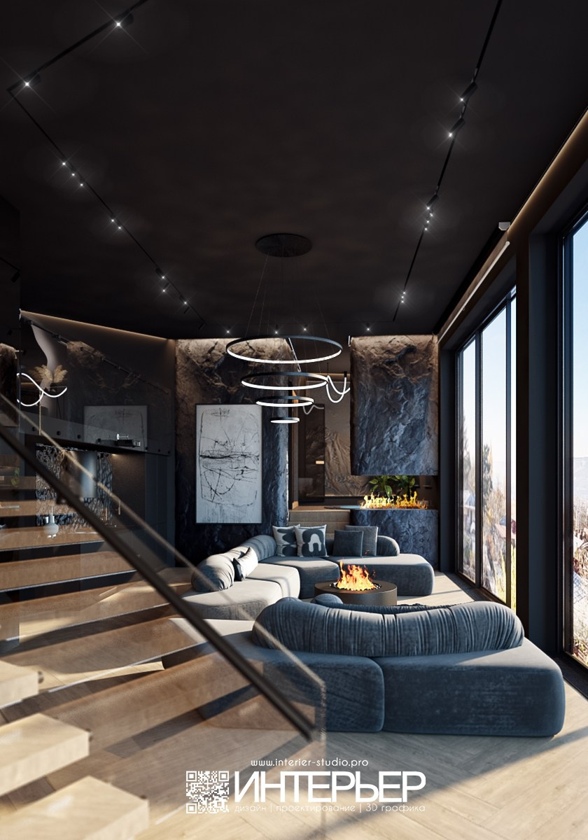 Дизайн-проект Гостевого дом со Спа, Хамамом, сауной и Джакузи в г. Кисловодске. Дизайн интерьера, 3D визуализация и 3D моделирование. Создание проектов и чертежей. КМВ: Кисловодск, Пятигорск, Ессентуки и удаленно