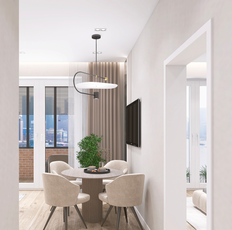 ЖК Современник. Площадь 46 кв. м. Дизайнер интерьера в Новосибирске_Елена Сергеева