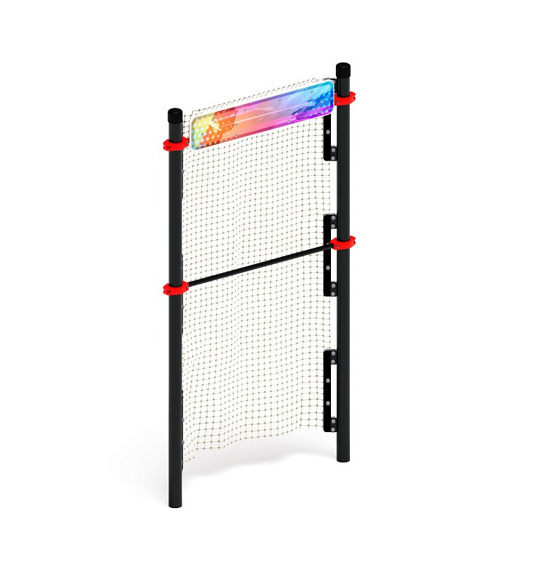 Воркаут 108. Мишень на стойках (красный) ВТ 02.15-01 Габариты (ШхДхВ):160х1530х3000 Зона безопасности, мм:8160х5530 Возрастные ограничения от 14 лет, весом не более 100 кг