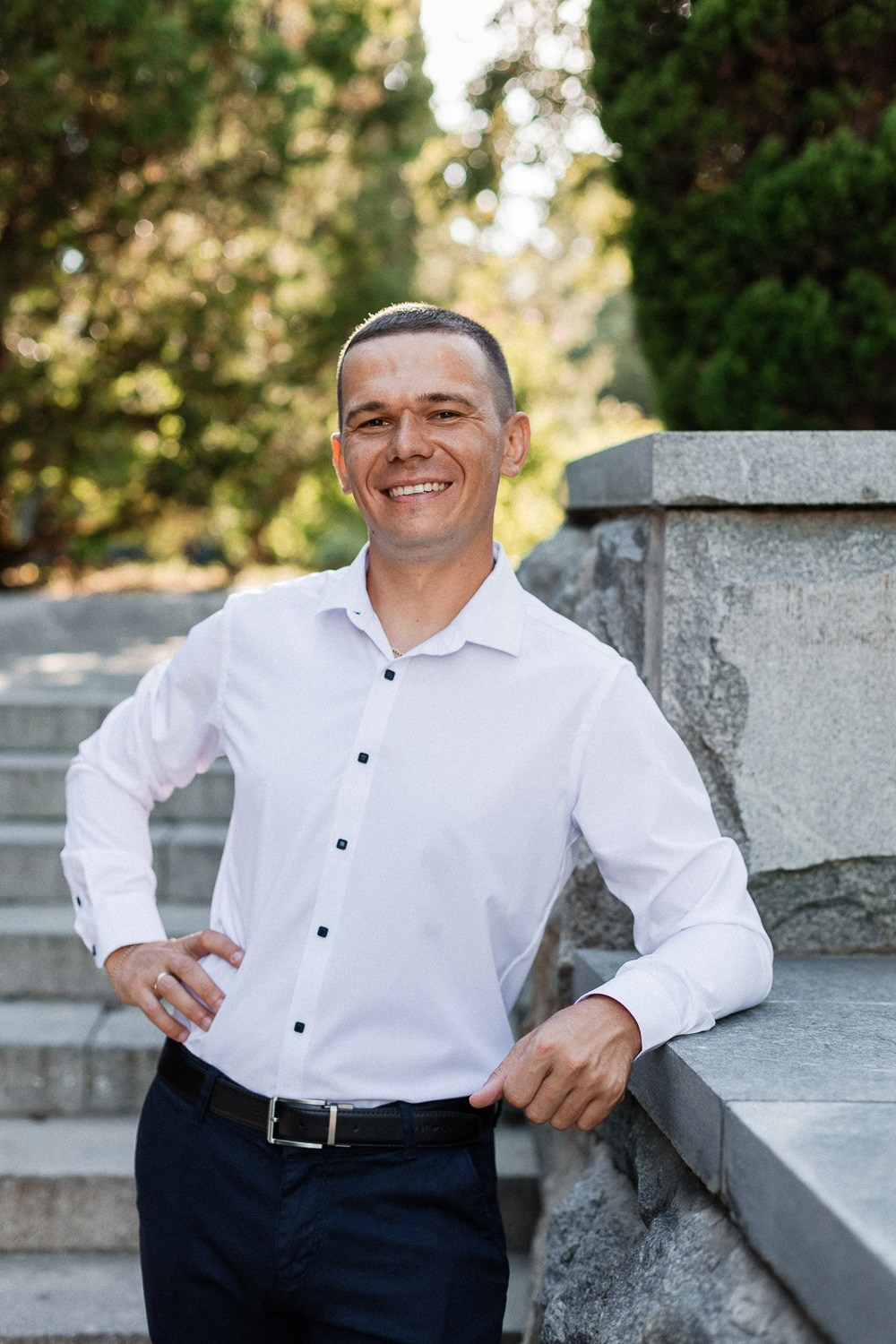 Николай и Юля — Свадебная фотосессия в Форосском парке. Свадебный фотограф, фотосъемка в Крыму, Севастополе, Симферополе, Ялте