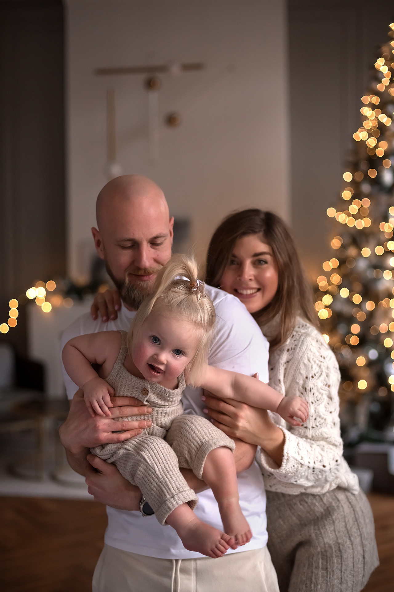 Новогодняя семейная фотосессия в СПб. Фотограф Юлия Кондратьева