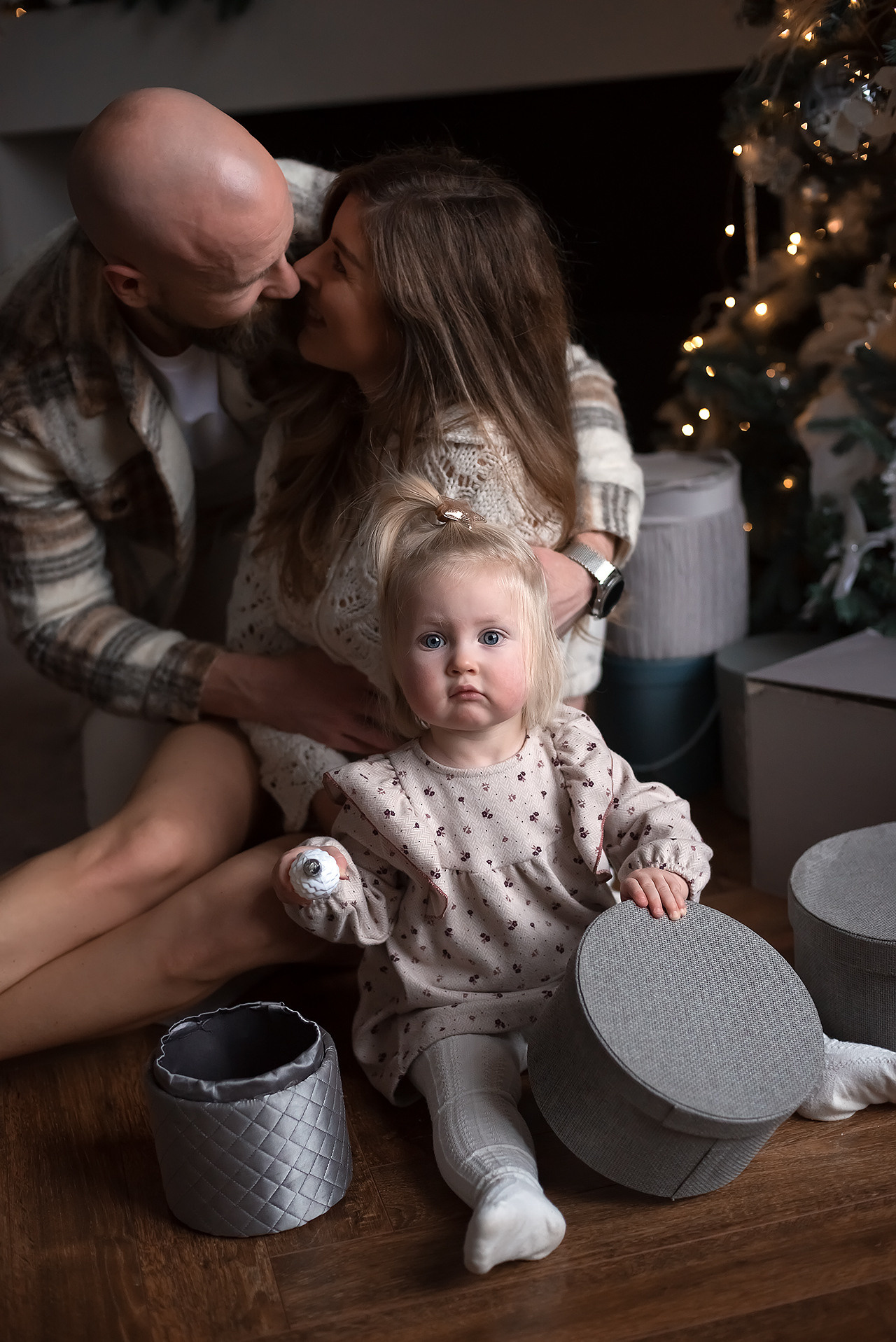 Новогодняя семейная фотосессия в СПб. Фотограф Юлия Кондратьева