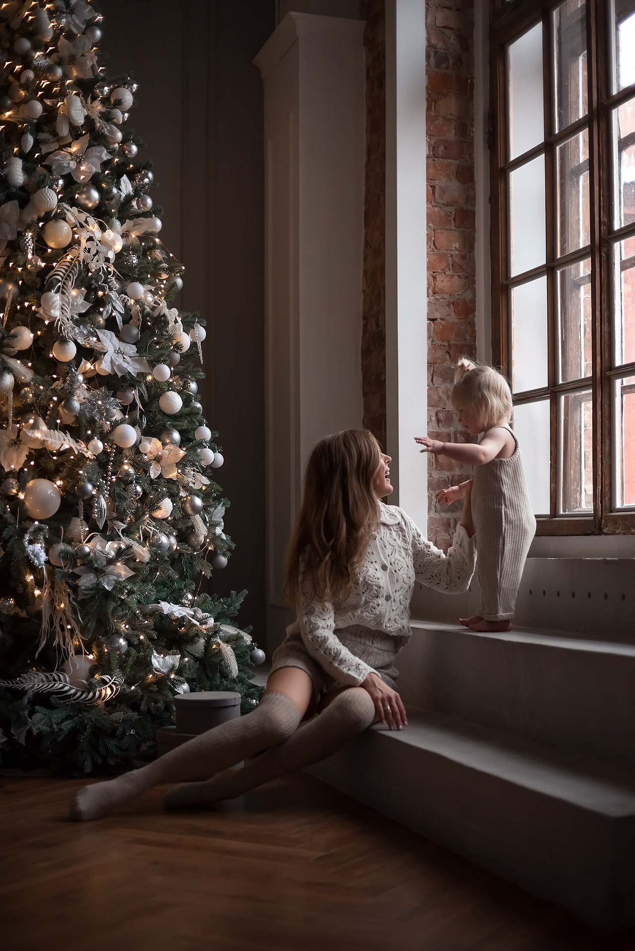 Новогодняя семейная фотосессия в СПб. Фотограф Юлия Кондратьева