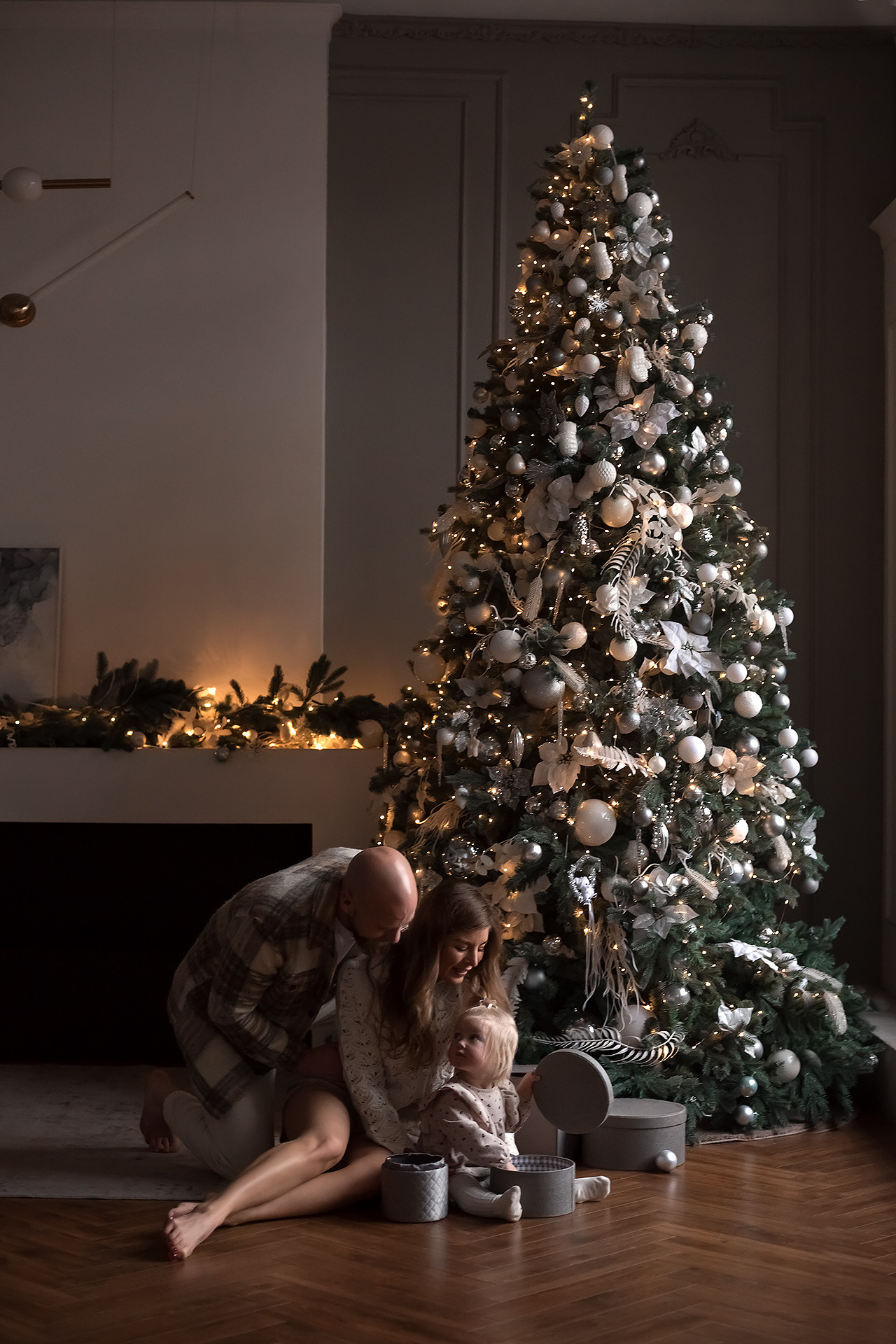 Новогодняя семейная фотосессия в СПб. Фотограф Юлия Кондратьева