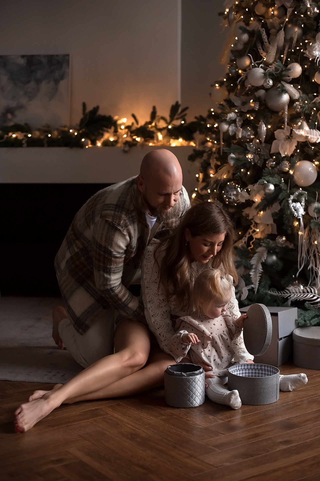 Новогодняя семейная фотосессия в СПб. Фотограф Юлия Кондратьева