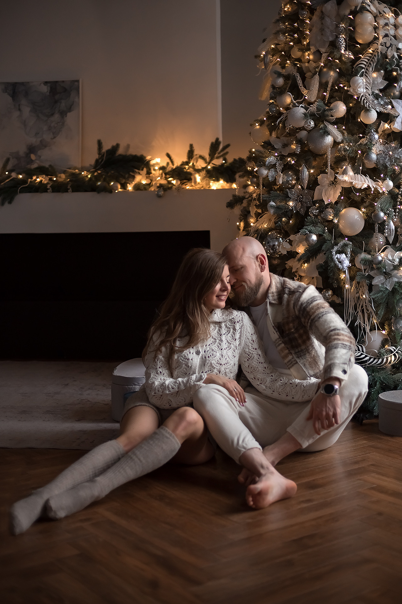 Новогодняя семейная фотосессия в СПб. Фотограф Юлия Кондратьева