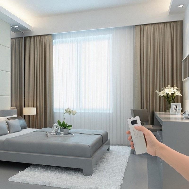 Электро-карнизы Пульт для электрокарниза Умный дом. Студия интерьерных решений SUNHOUSE. Натяжные потолки, шторы, текстиль