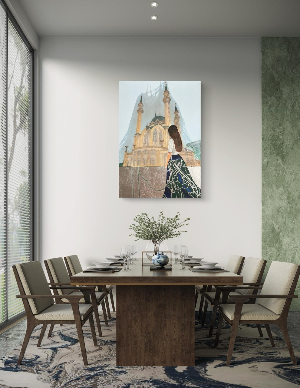 Серия «Волшебница Изумрудного Востока». Картины пейзаж