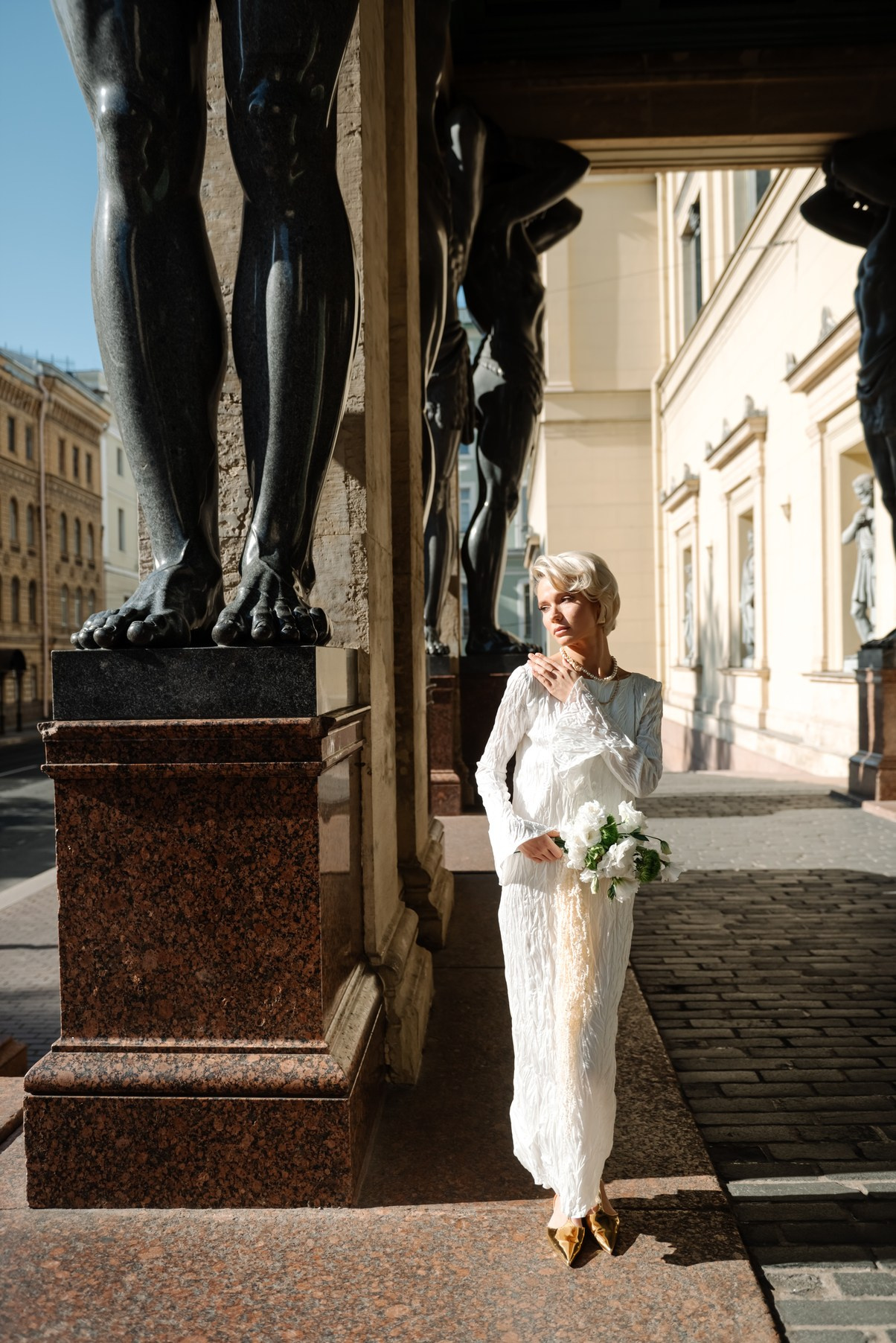 Прогулка у Атланов. Свадебный и сеейный фотограф в Санкт-Петербурге Елена Худякова