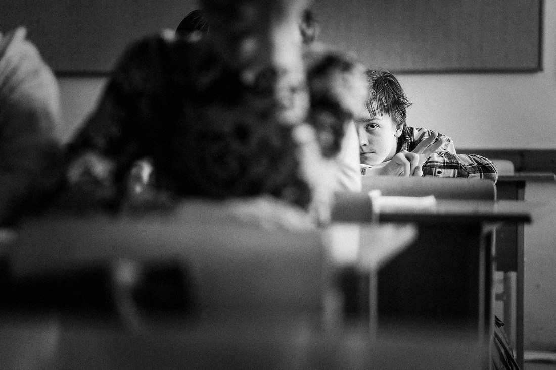 Фоторепортаж со школьного урока 4-го класса. Репортажный фотограф Борис Геер