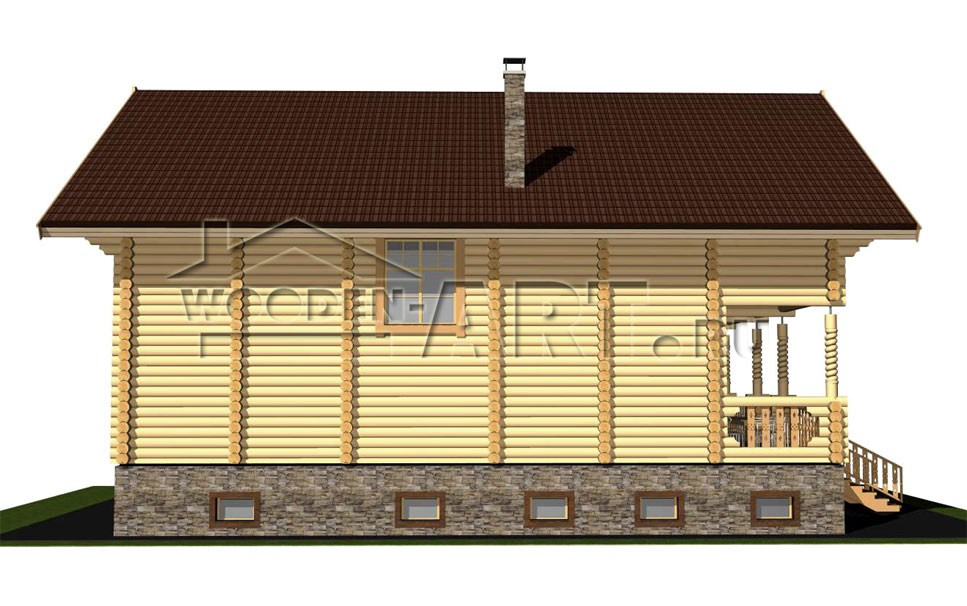 «Ягунино» 355 кв. м. Проекты деревянных домов