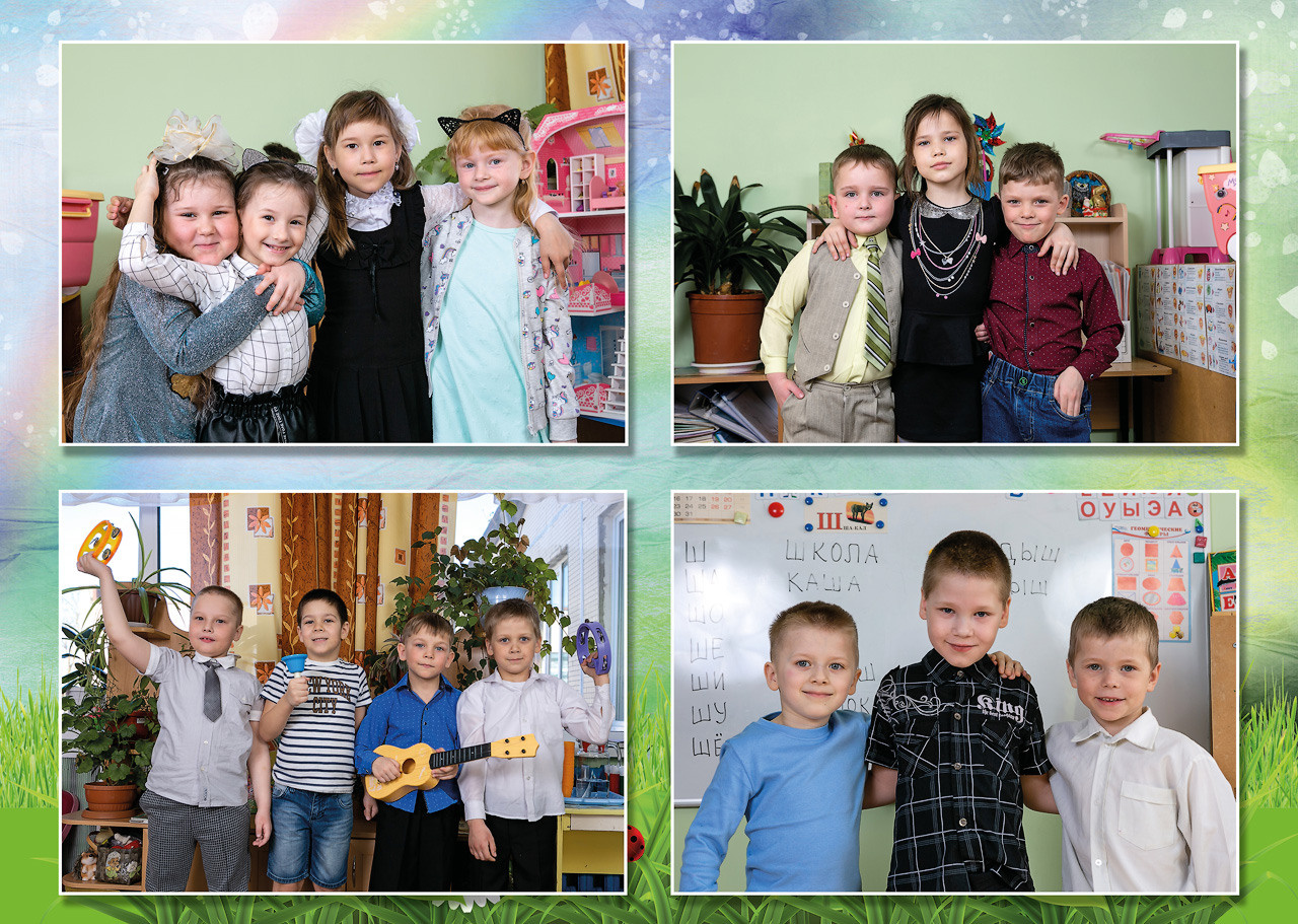 Альбом Вини Пух выпускной для детского сада. Выпускные альбомы. Школьный и детский фотограф в Гатчине