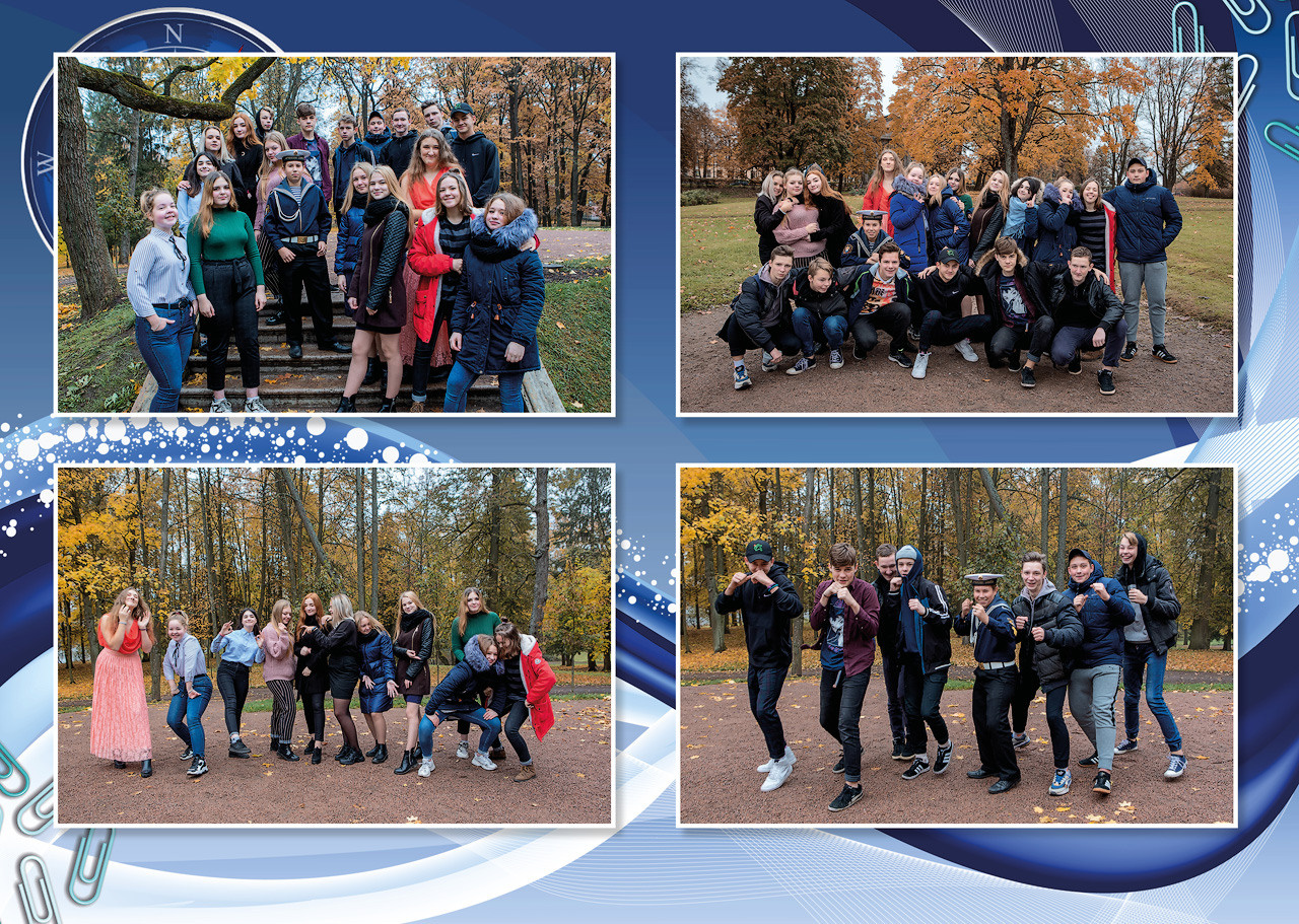 Альбом Кадетский в синем варианте. Выпускные альбомы. Школьный и детский фотограф в Гатчине