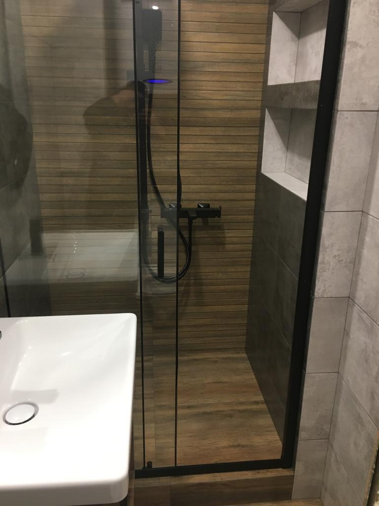 Ванная комната (с. Лесные Моркваши ул. Береговая д. 11). Ремонт санузла, туалета, ванной под ключ в Казани. Укладка плитки