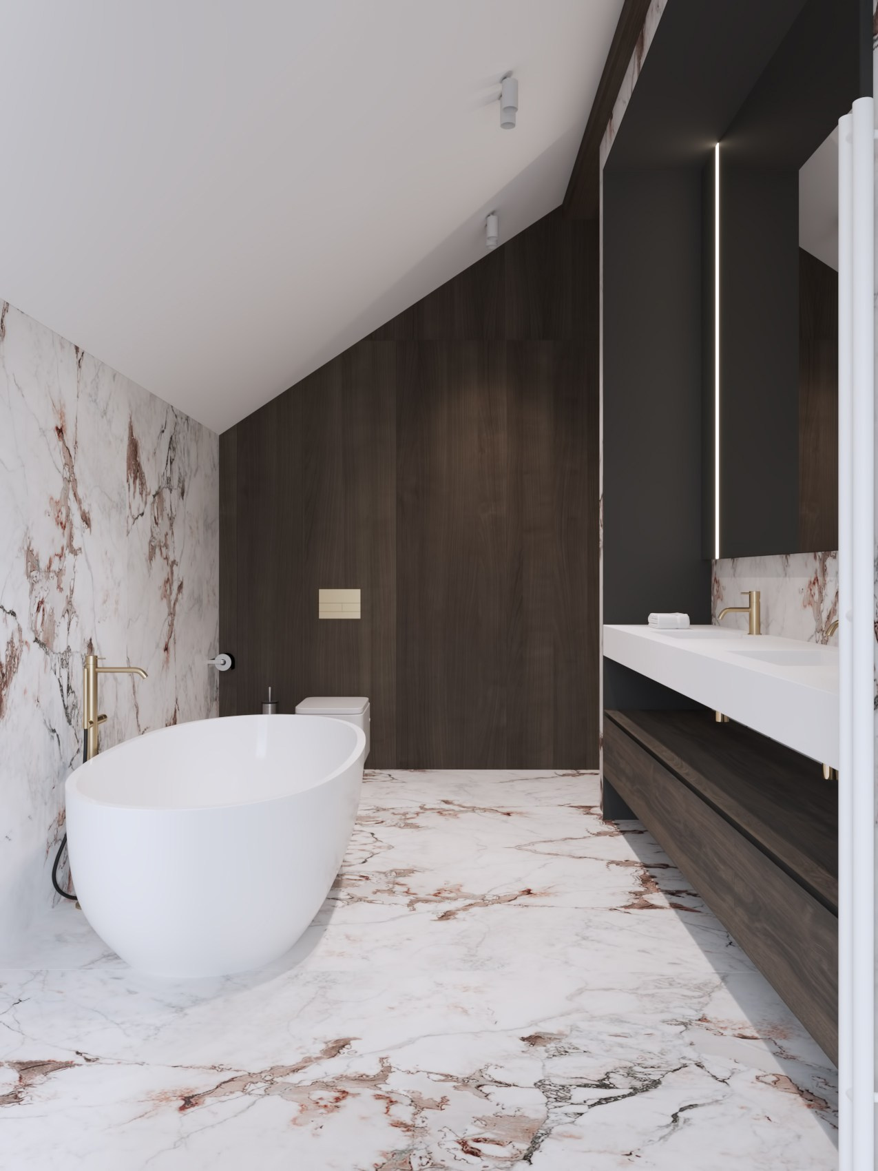 ЗАГОРОДНЫЙ ДОМ RUS / коттедж, 433 м². Rezells Architects — студия дизайна жилых и коммерческих интерьеров