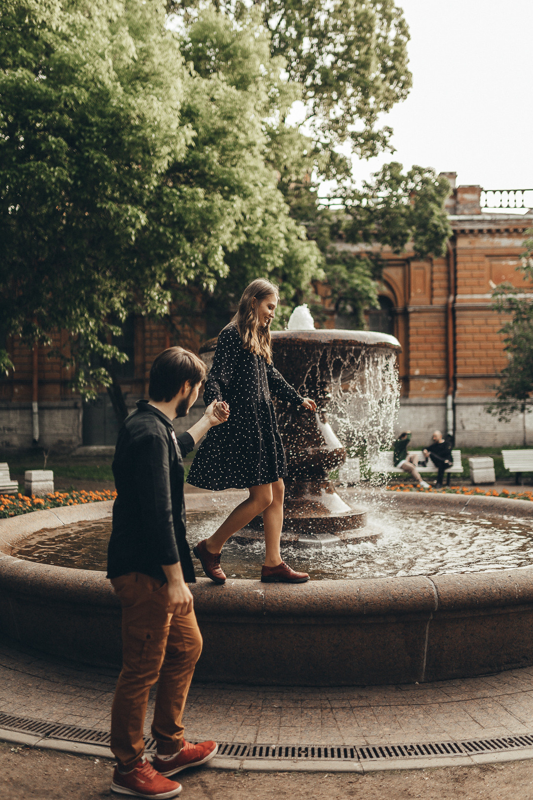 Диана и Андрей Алексеевский сад. Wedding and family photographer OLGA KILVEIN