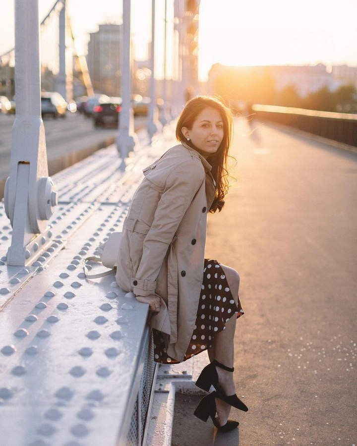 Локация для фотосъёмки на мосту Москвы — перспектива реки и городская панорама