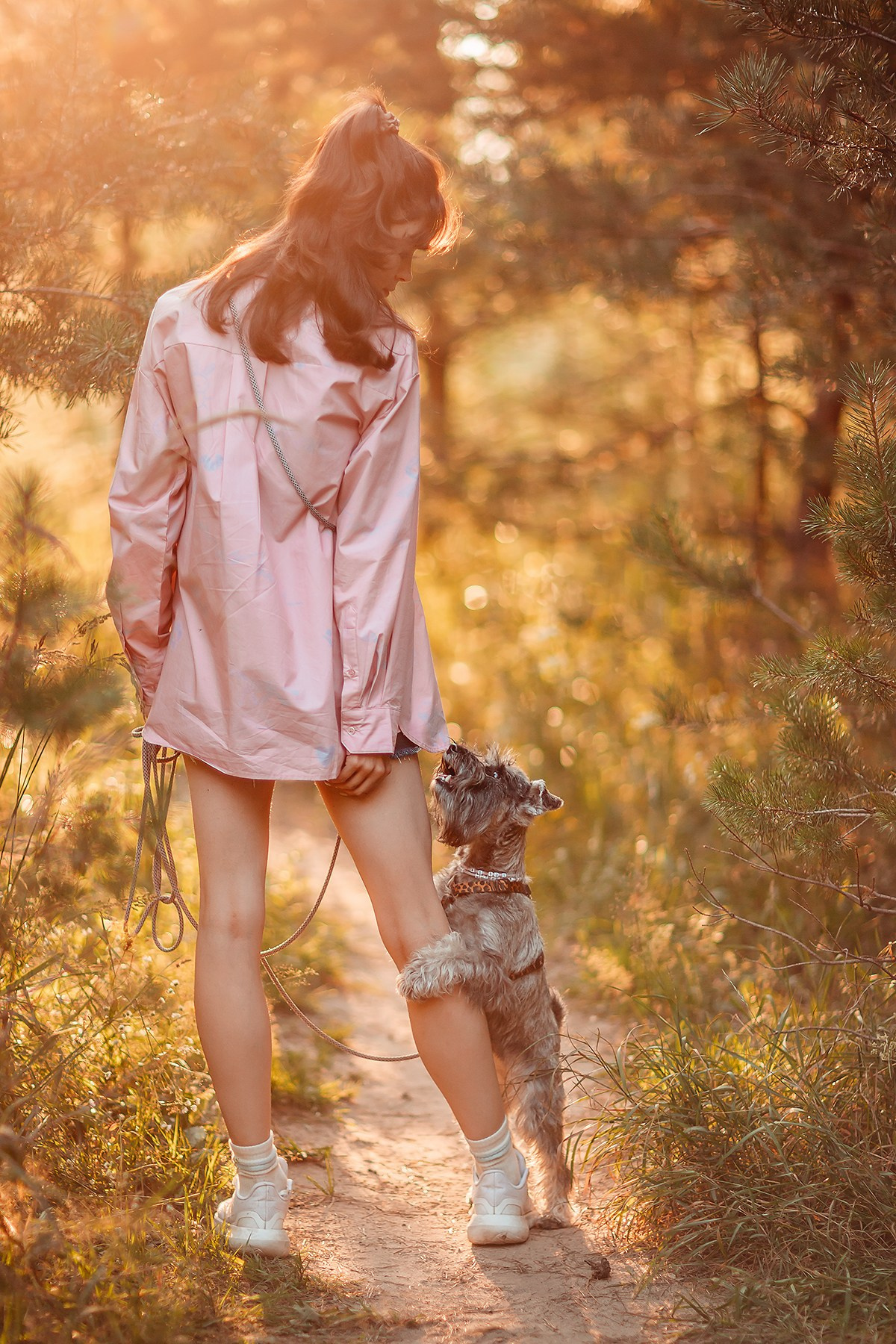 Оля и Ася. Семейный фотограф анималист Мария Крючкова