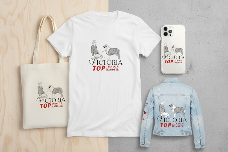 Лого для юного хендлера. Фотограф анималист Благовещенск. Сафонова Виктория