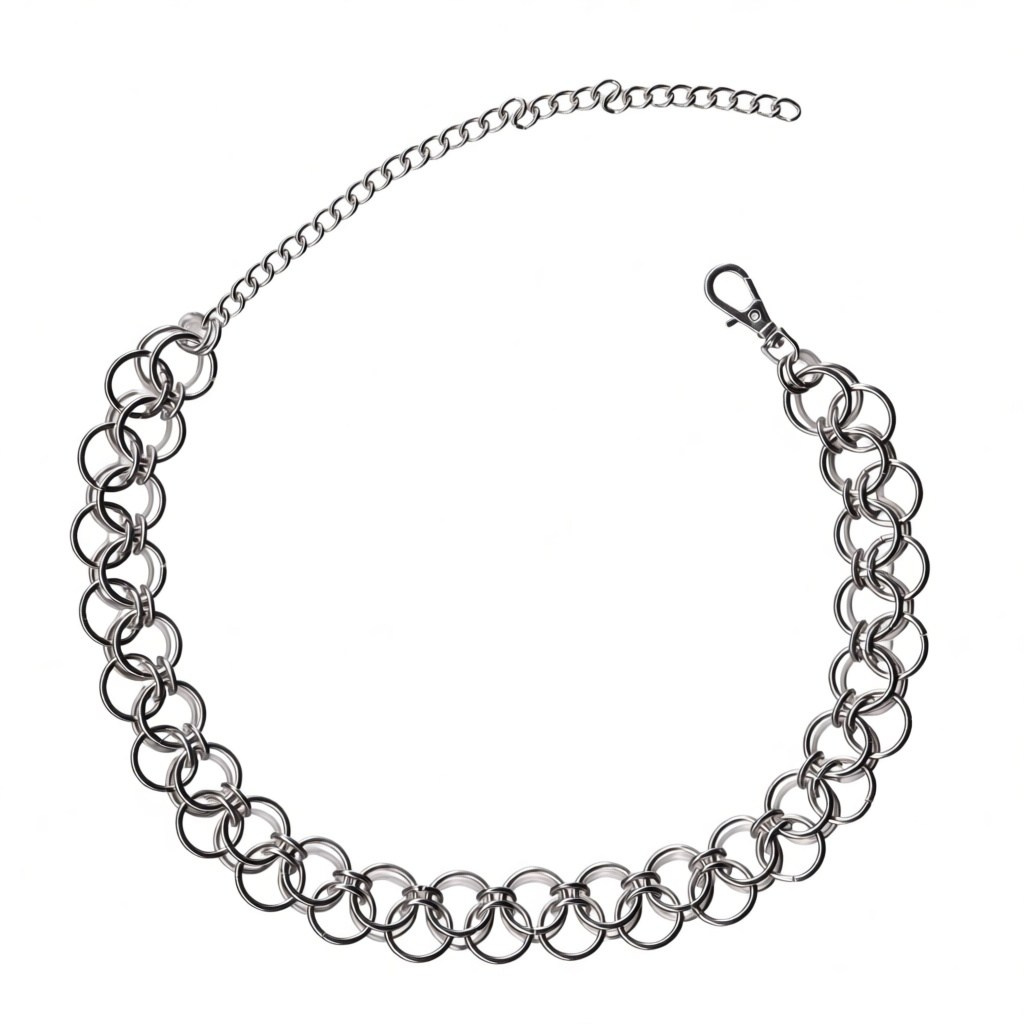 Чокеры из кольчуги. Украшения из кольчуги в Москве Соня Спросонья