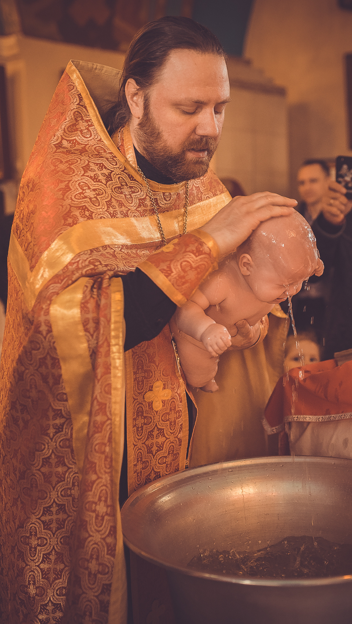 Крещение. Семейный и детский фотограф и видеограф в Санкт-Петербурге Веденина Юл