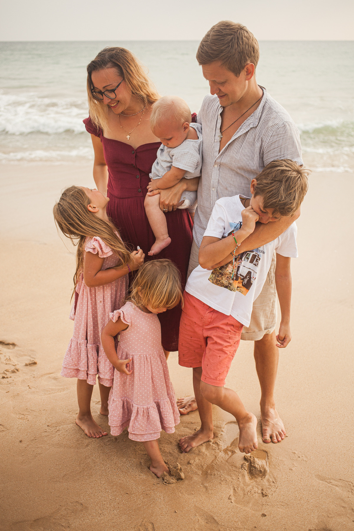 Natali and her family. Darin the photographer