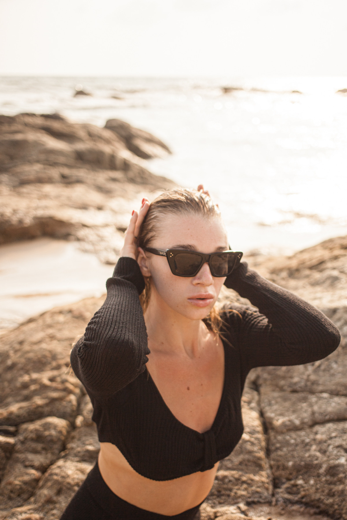 Maria, the designer of clothes. Darin the photographer