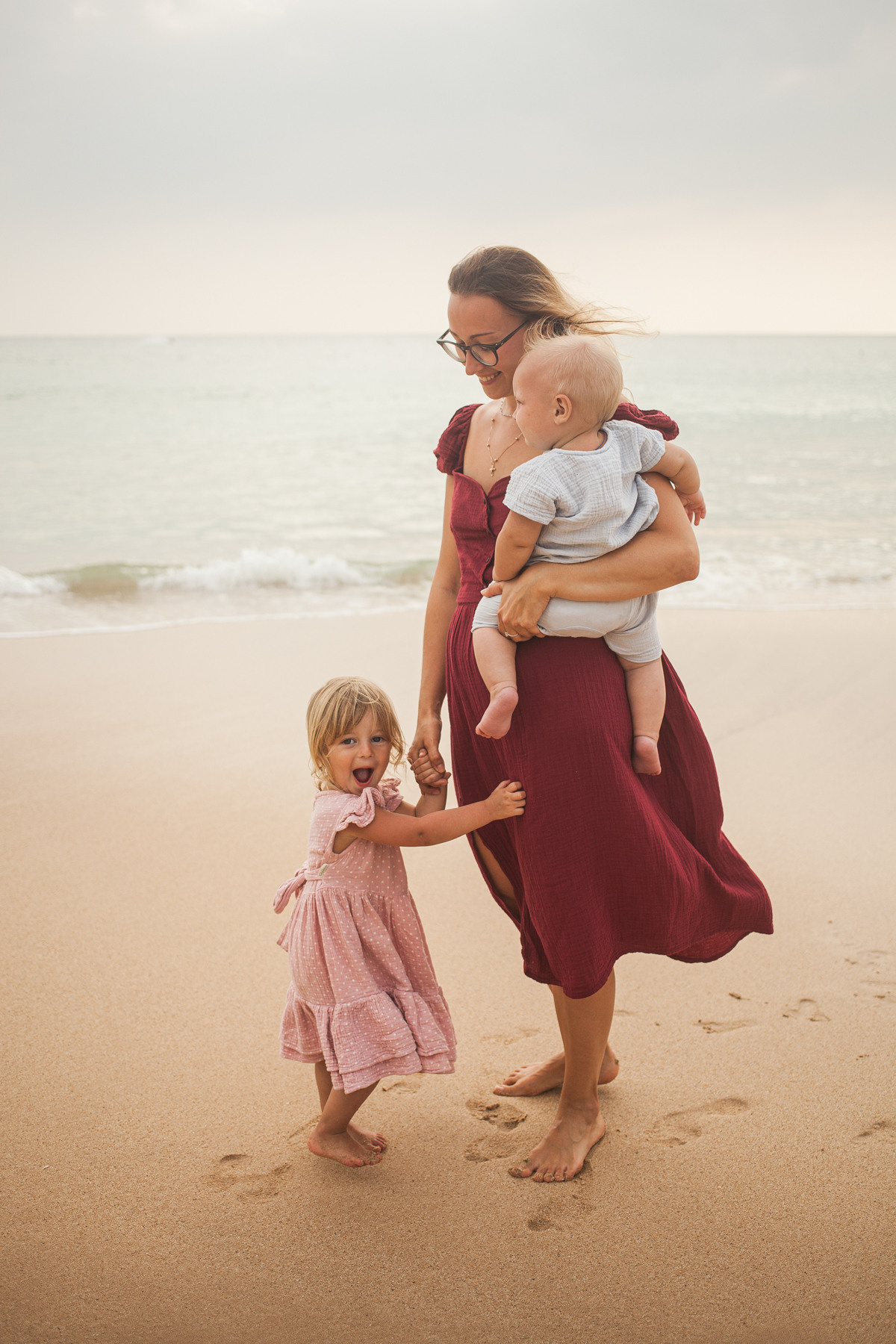Natali and her family. Darin the photographer