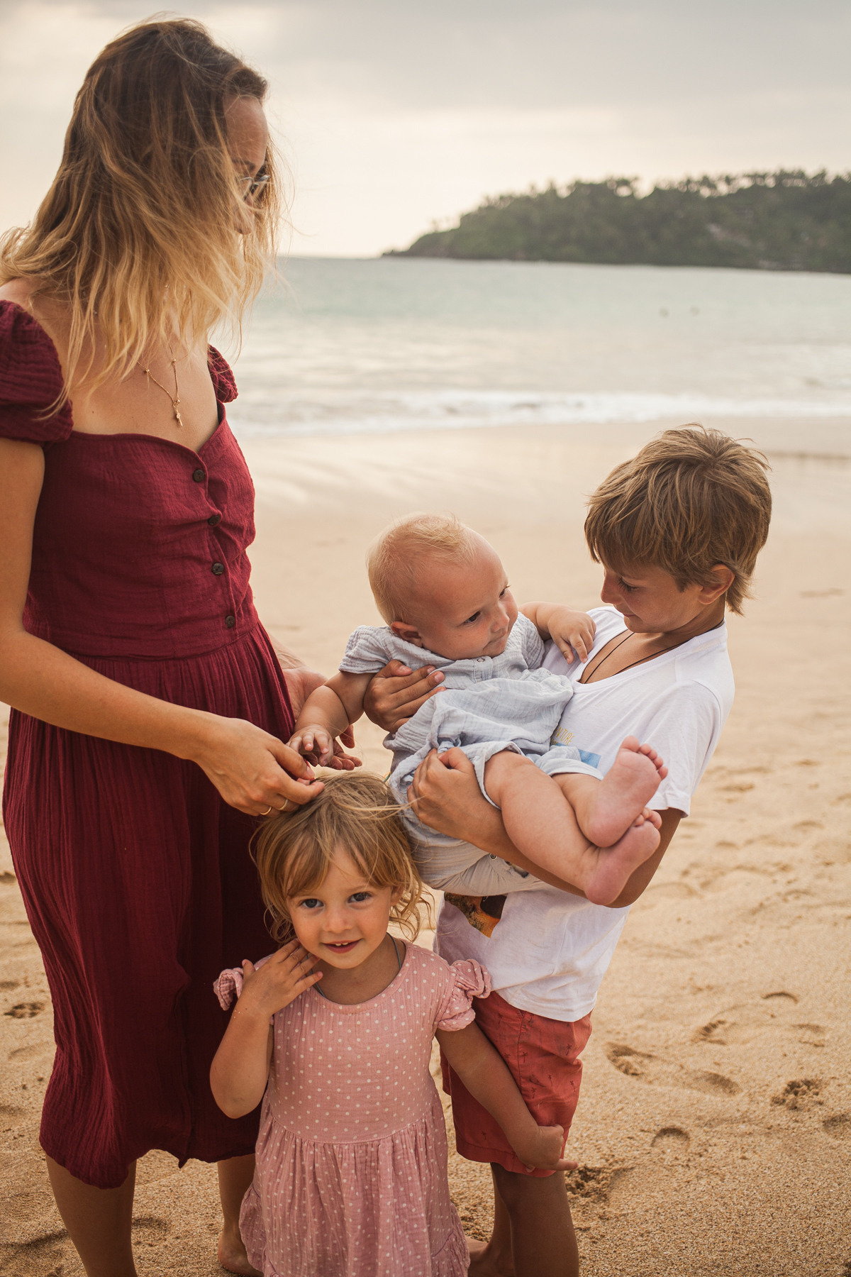 Natali and her family. Darin the photographer