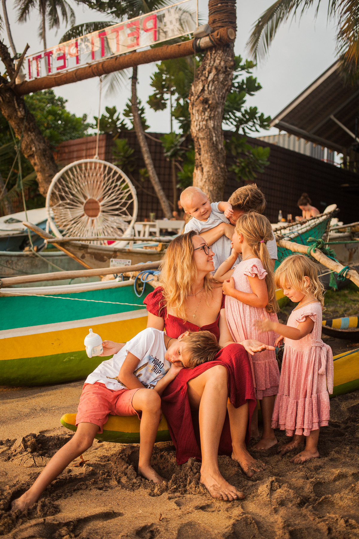 Natali and her family. Darin the photographer