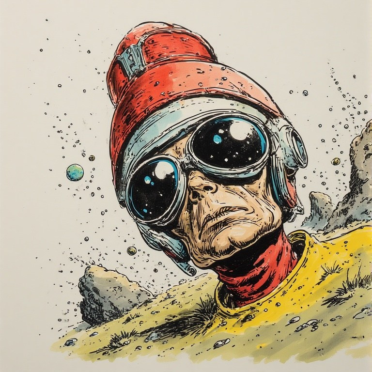 Beautiful pin-art style image