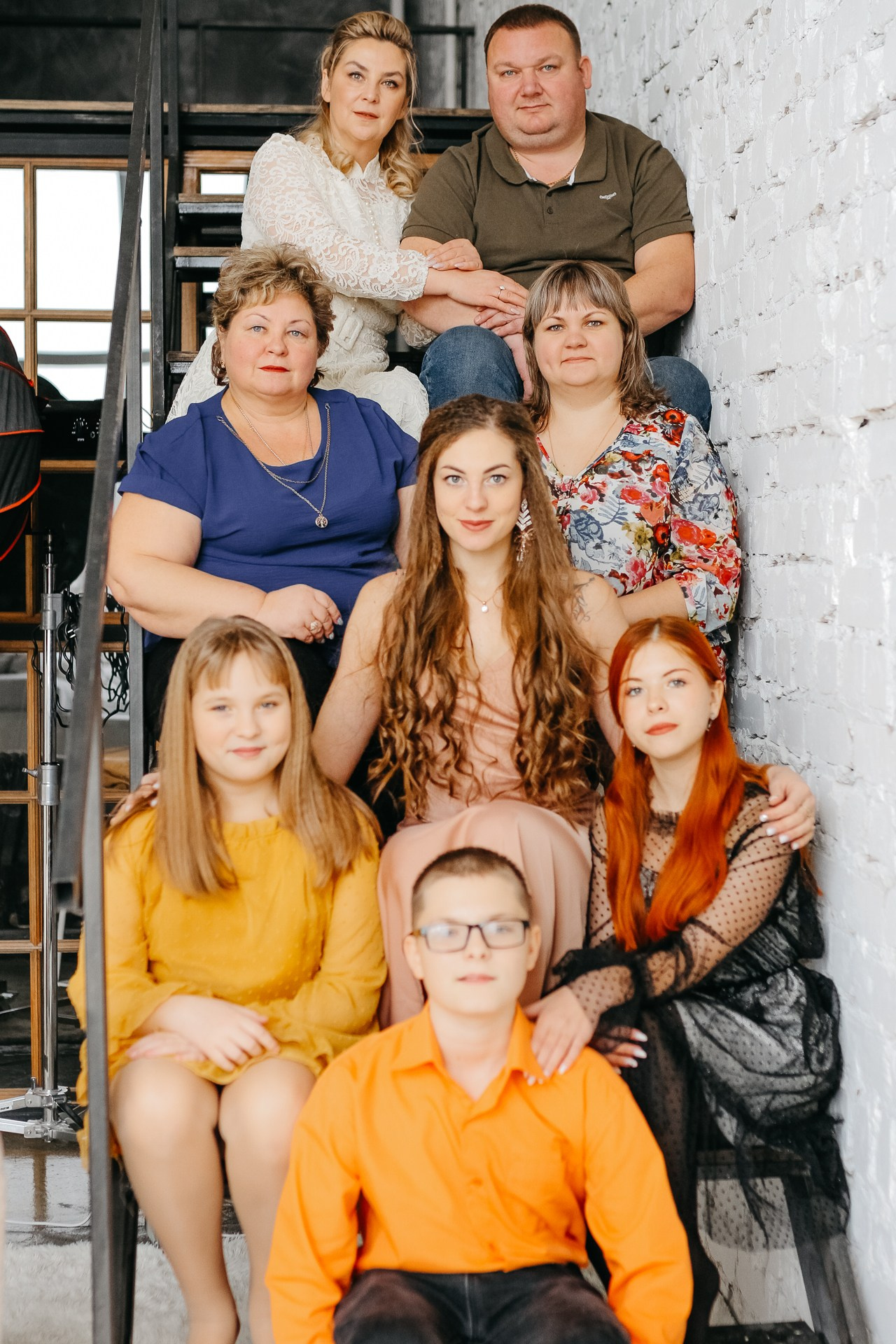 Семья в студии. Свой фотограф Нижний Новгород