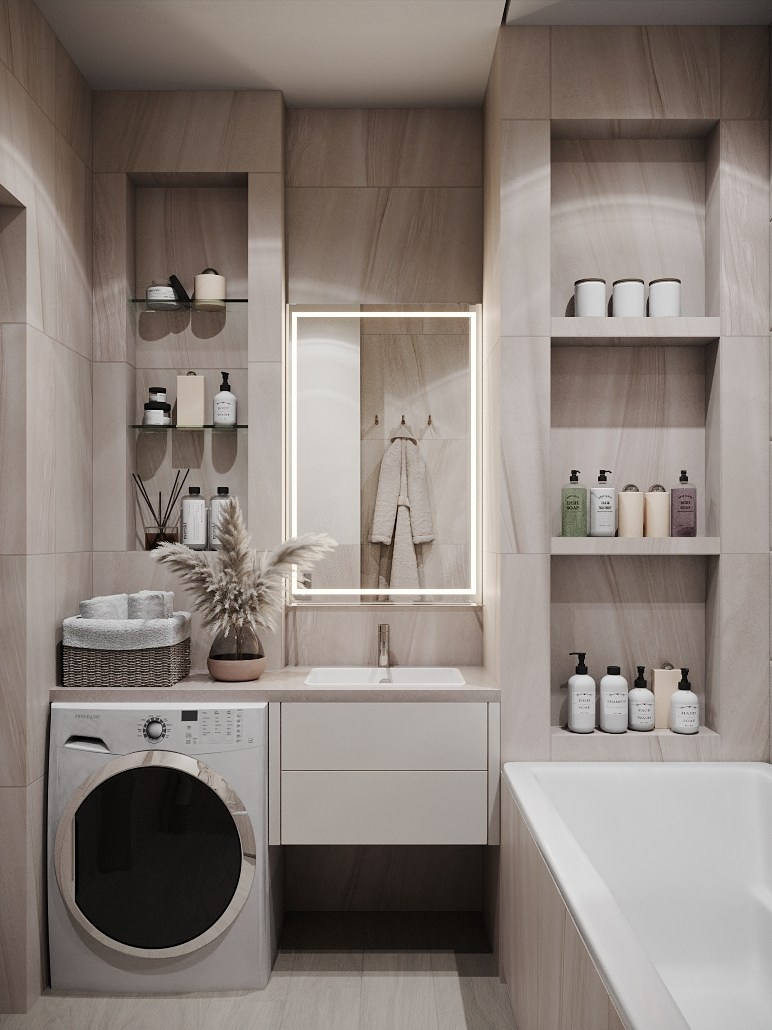 Квартира 45 м², Садовые кварталы. Студия дизайна